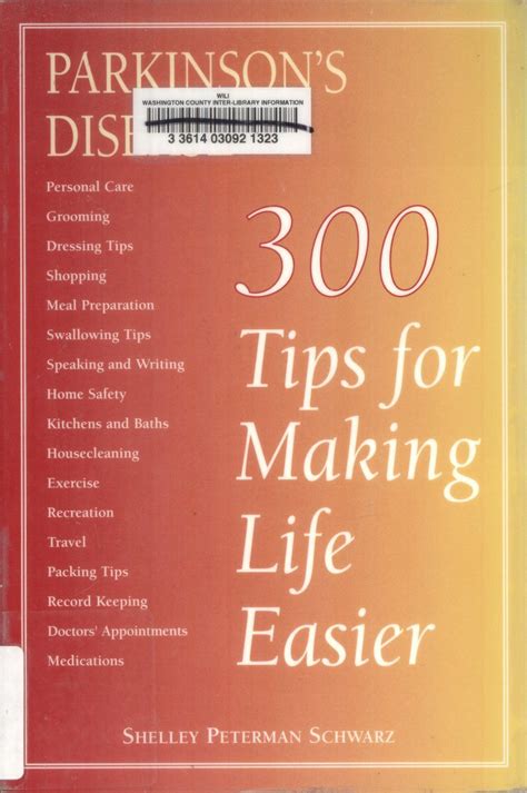 Download Parkinsons Disease 300 Tips For Making Life Easier 2Nd Edition By Shelley Peterman Schwarz