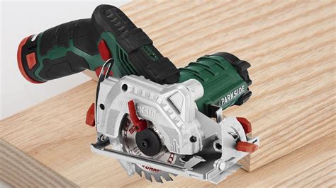 Parkside 12v circular saw.  User-friendly features such as a choice of cutting ...