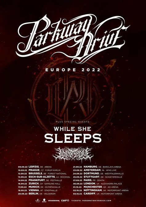 Parkway Drive Concert Setlist at Olympiahalle, Munich on …