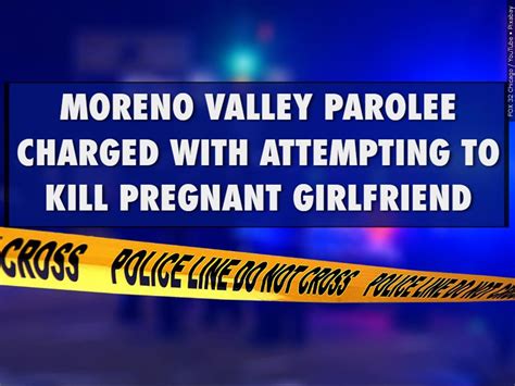 Parolee arrested after allegedly shooting at pregnant girlfriend’s vehicle in Moreno Valley