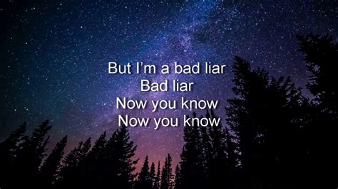 Paroles de Bad Liar Imagine Dragons AzParoles