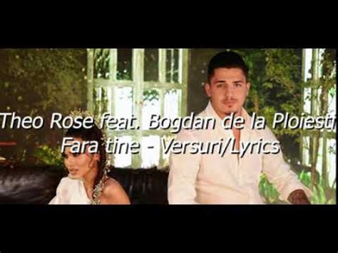 Paroles de Fara Tine - Theo Rose lyrics Paroles-musique.com