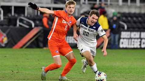 Parrish and Sylla each score to help Clemson beat Notre Dame for program’s 4th men’s soccer title