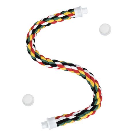 Parrot Essentials Coloured Cotton Parrot Perch Large Parrot Essentials