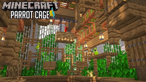 Parrot enclosure minecraft. Bamboo Jungle. To tame them you’ll need any kind of seed. You can feed them Seeds, Pumpkin Seeds, Melon Seeds, and Beetroot Seeds. You’ll know the parrot is tamed once you see a few hearts ... 