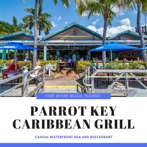 Parrot key caribbean grill. 1,538 reviews #17 of 69 Restaurants in Fort Myers Beach ££ - £££ Caribbean Seafood Vegetarian Friendly. 2500 Main St, Fort Myers Beach, FL 33931-3416 +1 239-463-3257 Website Menu. Closed now : See all hours. 