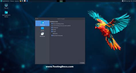 Parrot os tips.  MATE is a lightweight and user-friendly environment that emphas...