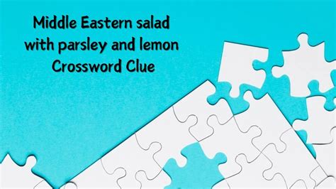 Parsley bit - crossword puzzle clue