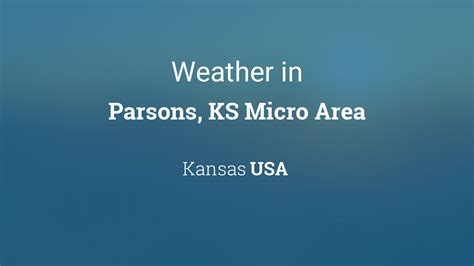 Parsons ks weather. com.  Partly cloudy, with a low around 42.  Get accurate hourly forecasts fo...