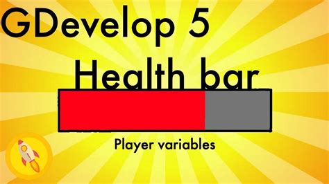 Part 1 How To Make A Working Health Bar Gdevelop 5 Tutorial