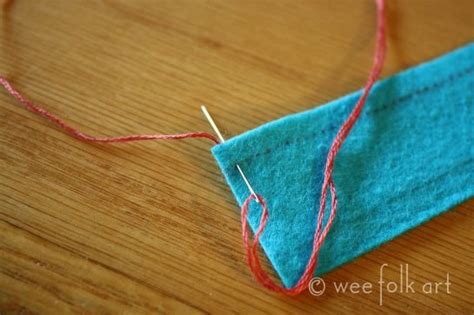 Part 2 – Blanket Stitching a Straight Line - Wee Folk Art