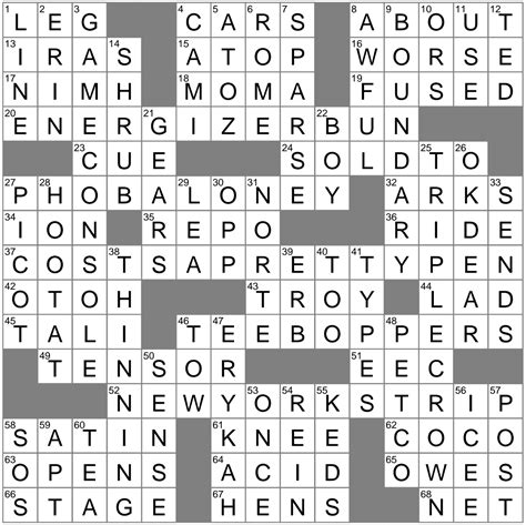 The NYTimes Crossword is a classic crossword puzzle. Bo