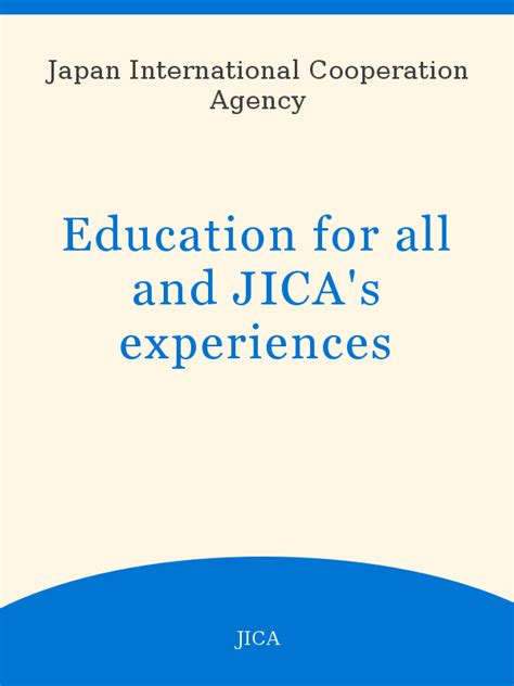 Part II. Japan’s Educational Experience - JICA