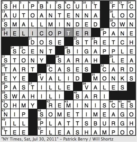 Crossword Answers Hub; NYT Mini Crosswords Answers “The ___ was angry that day, my friends – like an old man trying to send back soup in a deli” (“Seinfeld” line) NYT Crossword Clue; With 7-Across, longtime cereal brand with a fruit in its name NYT Crossword Clue; Sci-fi robot NYT Crossword Clue; See 4-Across NYT Crossword Clue. 