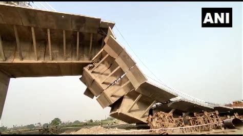 Part of under-construction bridge collapses in India for 2nd time in a year, no casualties