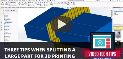 Part too large for your 3D Printer! Three Tips for Splitting a Large Part