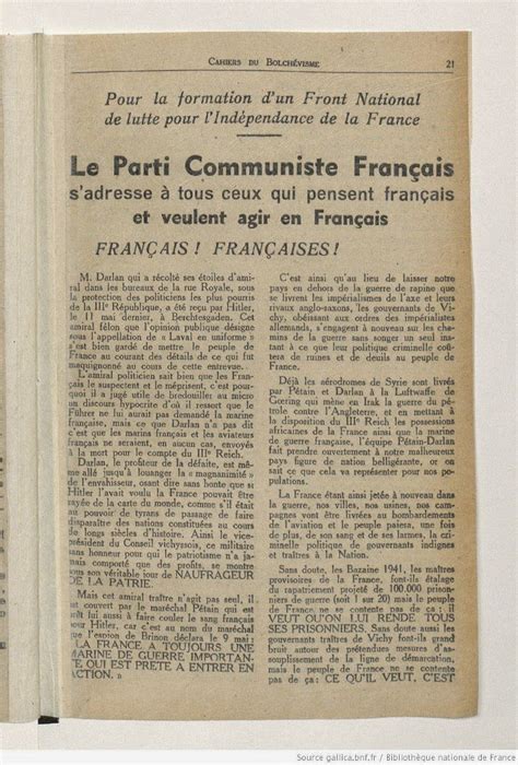 Parti communiste français et la résistance, août 1939 juin 1941. - Kriegstagesbuch des reichtagsabgeordneten eduard david, 1914 bis 1918.