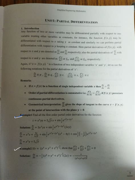 Partial Differentiation PDF