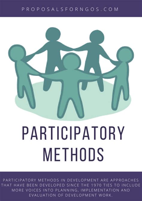 Participatory approach. 1. Introduction. Participation has become a ‘resounding’ word in the development world today. With increasing inadequacies for governments and agencies to provide desired development to the people, particularly the poor and marginalized, participatory approaches have been advocated for and considered suitable vehicles for pro-poor development and … 