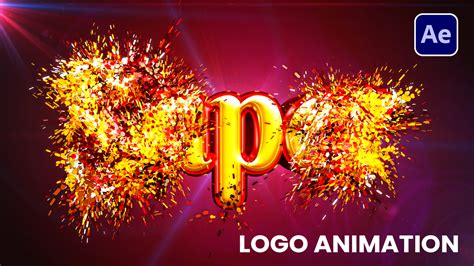 Particle Logo Animation After Effects Tutorial Template Free Download