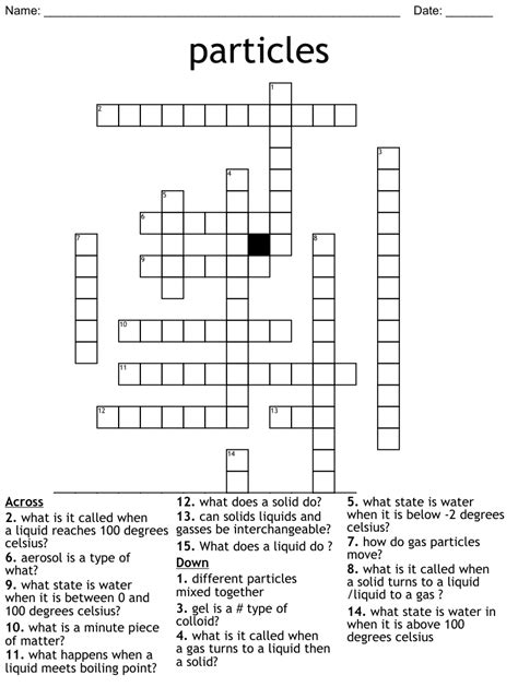 Particles crossword. Are you a crossword puzzle enthusiast looking for a new challenge? Look no further than boatload crossword puzzles. These puzzles offer an exciting and engaging way to test your kn... 