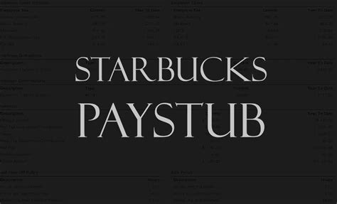 Partner central starbucks pay stub. Things To Know About Partner central starbucks pay stub. 