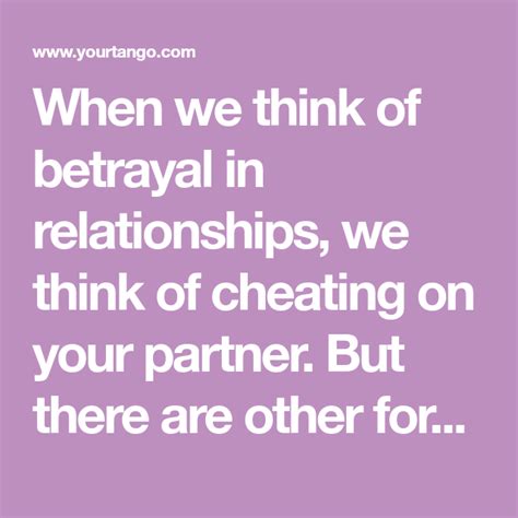 Partner s Betrayal