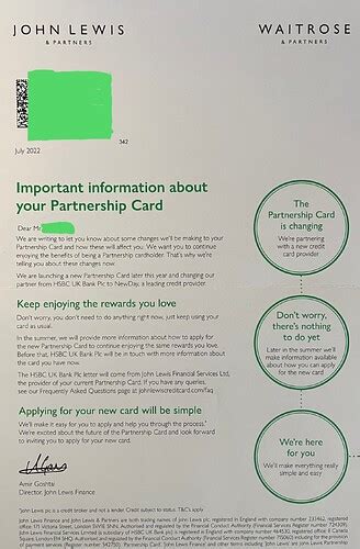 Partnership Card (John Lewis) IT problems - cards not working?