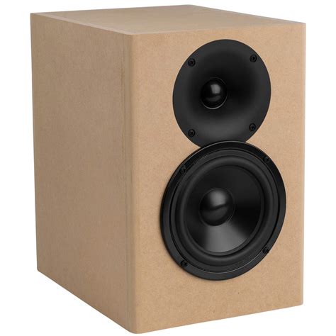 Parts express speaker kits. This kit includes parts to build a pair of speakers. Note : Screws, binding posts, and speaker wire are not included. Specifications: Power handling: 60 watts RMS/120 watts max • Frequency response: ±3 dB from 43-20,000 Hz (±2 dB from 60-16,000 Hz) • Impedance: 8 ohms • Sensitivity: 85 dB 1W/1m • Dimensions: 11inch (28cm) H x 7.5inch ... 
