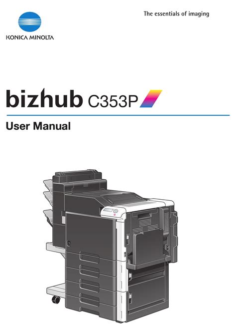Parts guide manual bizhub c353p a02e004. - J p sauer 202 owners manual.