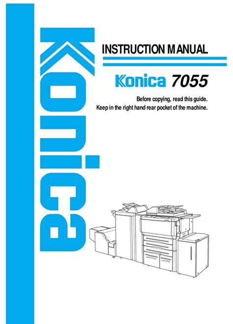 Parts guide manual konica 7055 7065. - Vault guide to litigation law careers.