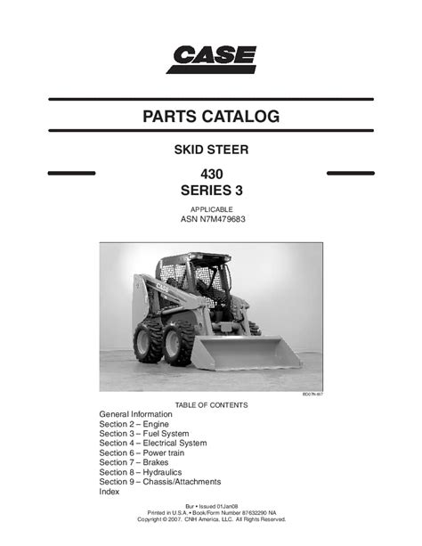 Parts manual case skid steer 430. - Manual de soluciones de química mcgraw hill.