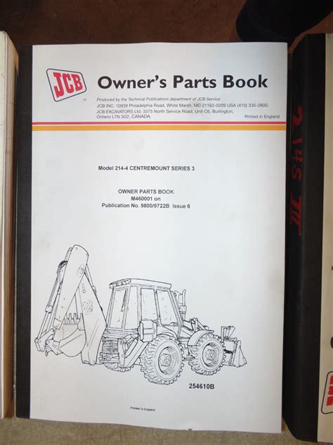 Parts manual for 1996 jcb 214. - Tuff stuff sports cards price guide.