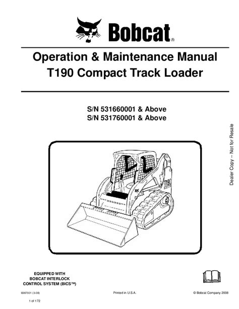 Parts manual for 2006 bobcat t190. - Pearson chemistry study guide answer key.