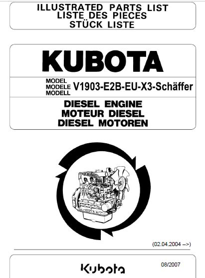 Parts manual for a v1903 kubota. - Dennis g zill solution manual 7th.