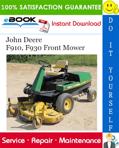 Parts manual for john deere f910 mower. - Yanmar ym186 ym186d tractor parts manual.