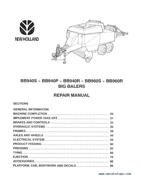 Parts manual for new holland combine bb940. - Manuale di educazione civica downloanding ss3.