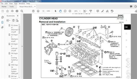 Parts manual for nissan micra k12. - Operators manual for hesston agco 5556a baler.