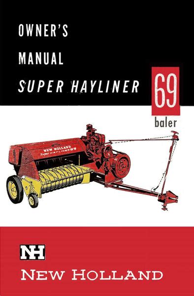 Parts manual nh baler super 69. - Candy ce 104 1 manuale di riparazione lavatrice.