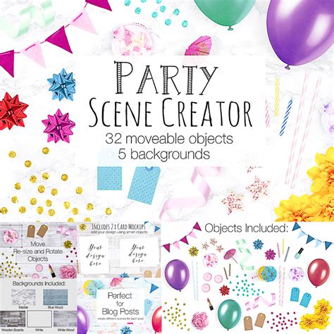Party Scene Creator Top View