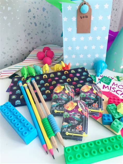 Party bag. 8-Piece Unicorn Party Bag - Next Day Delivery Available, Unicorn Birthday Present, Unicorn Party Favour, Unicorn Bundle. (419) £6.90. Unicorn party seed and stencil kits x5, party bag fillers for unicorn birthday parties. Eco friendly and plastic free. 