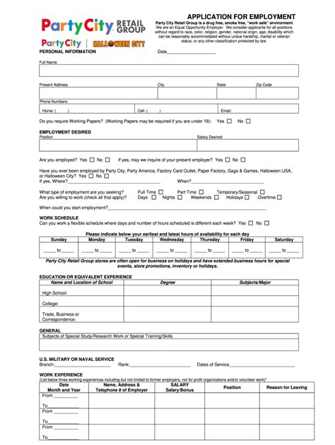 Party city job application. Things To Know About Party city job application. 