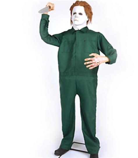 Party city michael myers animatronic. ok Haunt Fam, we perpetrated back up in Party City and behold!...they had Michael Myers displayed out of the box! We checked him out as well as the Lowes Ver... 