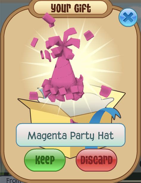 Party hat aj. The New Year's Party Hat was released as a Monthly Member Gift in January 2012 in celebration of the new year. It didn't receive a rare tag until added sometime after 2012. This item is usually just referred to as "Party Hat" instead of it's full name. 