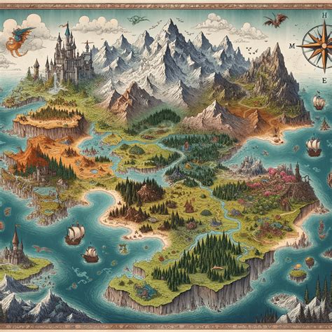 Party name generator fantasy.  Generate a random world map with mountain, forest, ...
