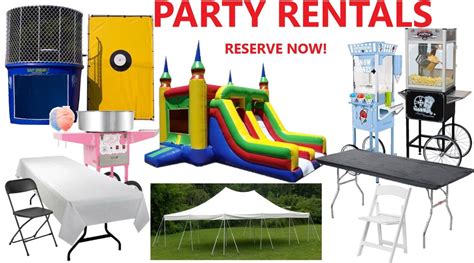 Party supply rentals near me. 1. Party Paradise. “David from Party Paradise is awesome. We rented some real quality tables and chairs.” more. 2. Affordable Party & Event Rentals. “This is our second year using Affordable Party Rentals for our employee Christmas Party.” more. 3. A To Z Equipment Rentals & Sales. 