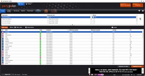 Partypoker Canada lobby