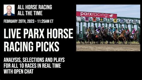 Get Expert Parx Racing Picks for today’s races. Get Equibase PPs. Power Picks stats the last 60 days: Top picks are winning at 29.8%, second picks are winning at 21.0%, and third place picks are winning 15.3%. Parx Racing Power Picks the last 14 days: 25.0% winners 15/60. Parx horse racing selections