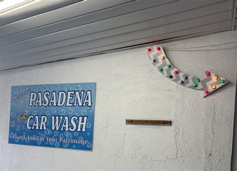 Pasadena car wash. Great water pressure! The foamy brush gets my car squeaky clean. Overall great value for a Do-It yourself car wash. I come here weekly. I can wash my car 3 times a week and still pay less than a full service car wash and it comes out cleaner too. Overall I recommend this car wash if you prefer to wash your car yourself. 