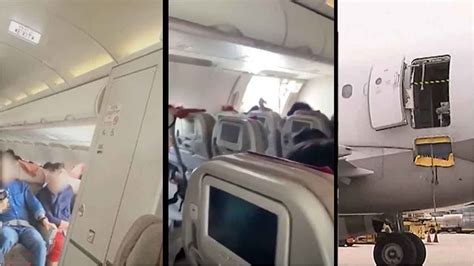 Pasajero que abrió la puerta de emergencia en un vuelo de Corea del Sur dijo que se sentía asfixiado